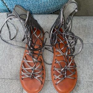 Grey Sandals size 8 women’s